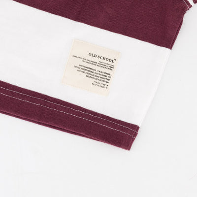 Maties Rugby Club 150th Anniversary Maroon Striped Cotton Crop Jersey