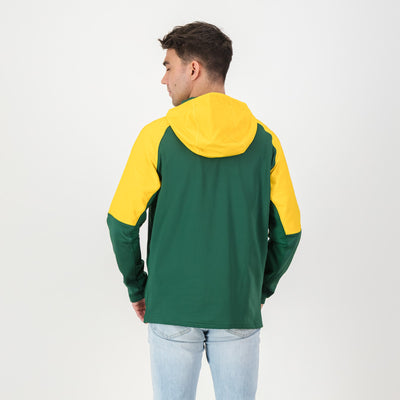 Springboks Nike Full-Zip Hoodie: Warm, Durable, Green Rugby Training Top