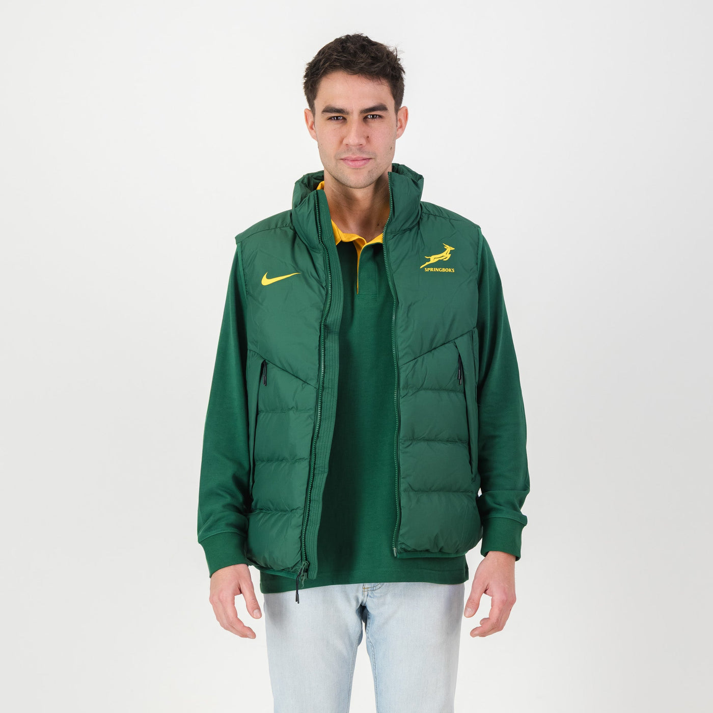 Official Springboks Men's Nike Sideline Insulated Vest – Warm, Lightweight Fan Gear