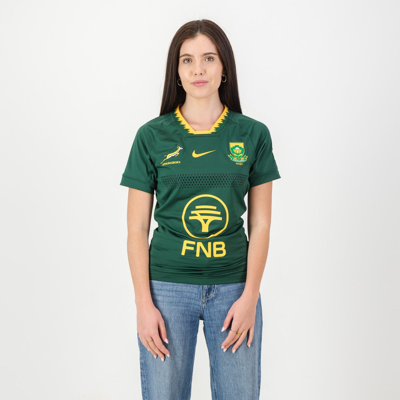 Springboks Men's Nike Home Rugby Jersey - Elite Performance Fan Replica