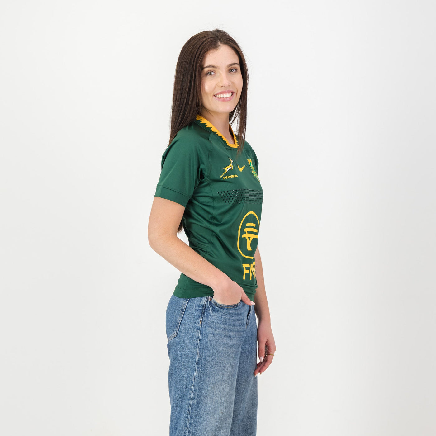Springboks Men's Nike Home Rugby Jersey - Elite Performance Fan Replica