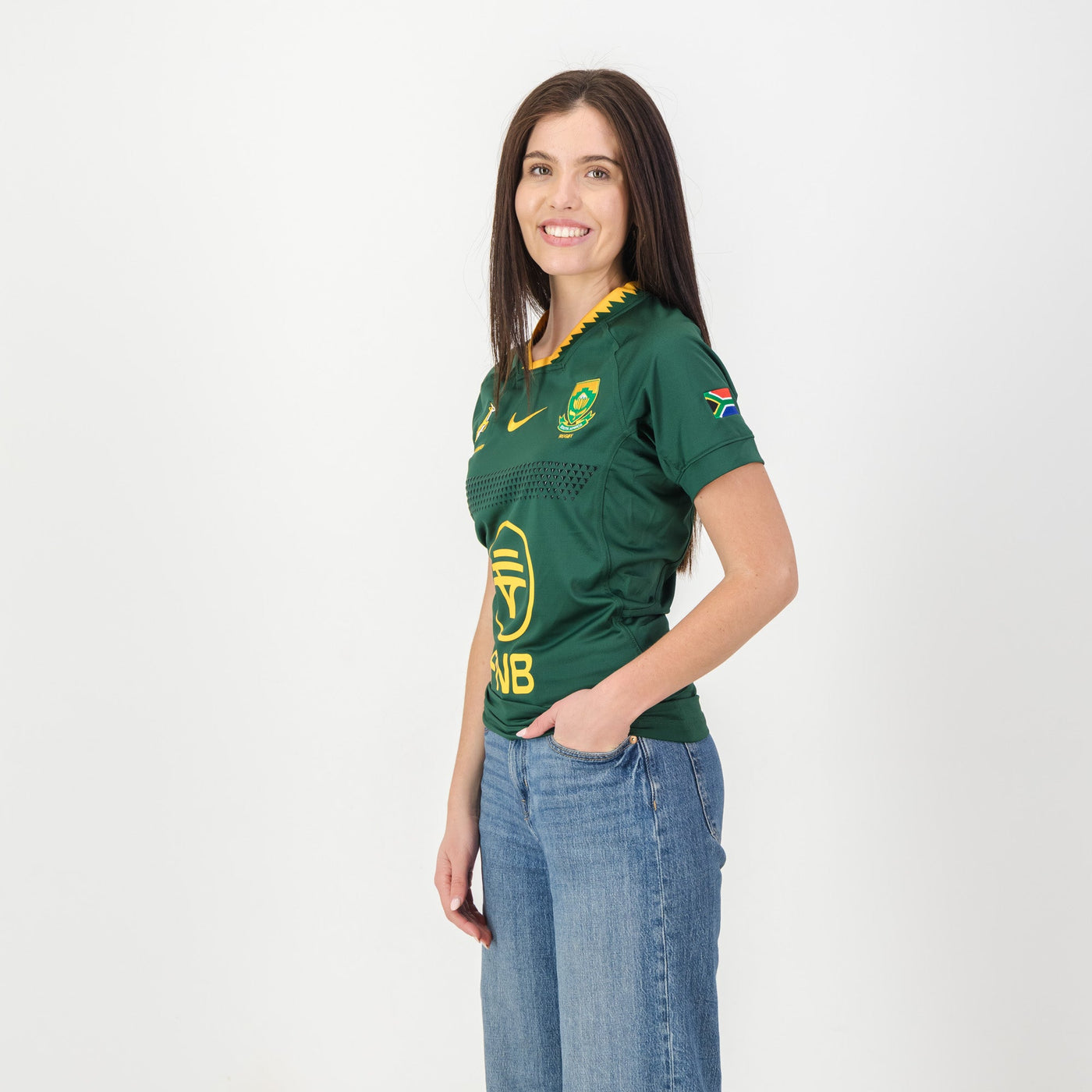 Springboks Men's Nike Home Rugby Jersey - Elite Performance Fan Replica
