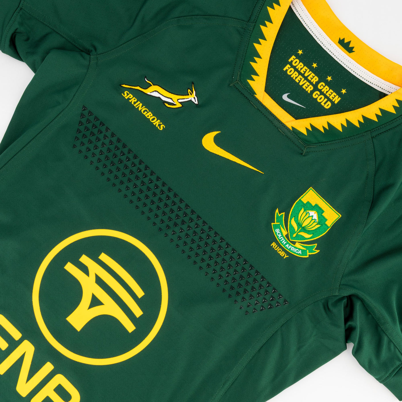 Springboks Men's Nike Home Rugby Jersey - Elite Performance Fan Replica
