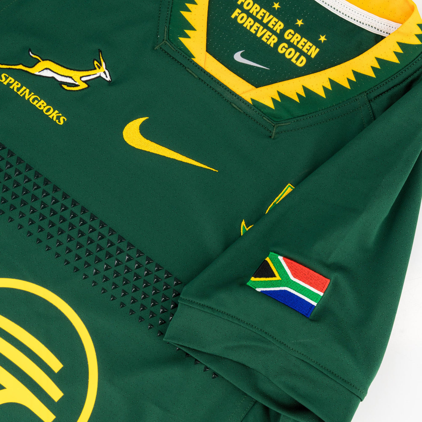 Springboks Men's Nike Home Rugby Jersey - Elite Performance Fan Replica