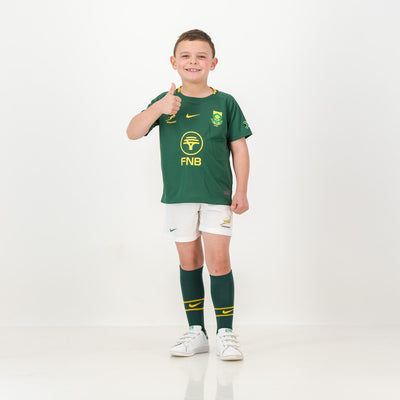 Official Springboks Little Kids' Nike Home Stadium Rugby Kit Set