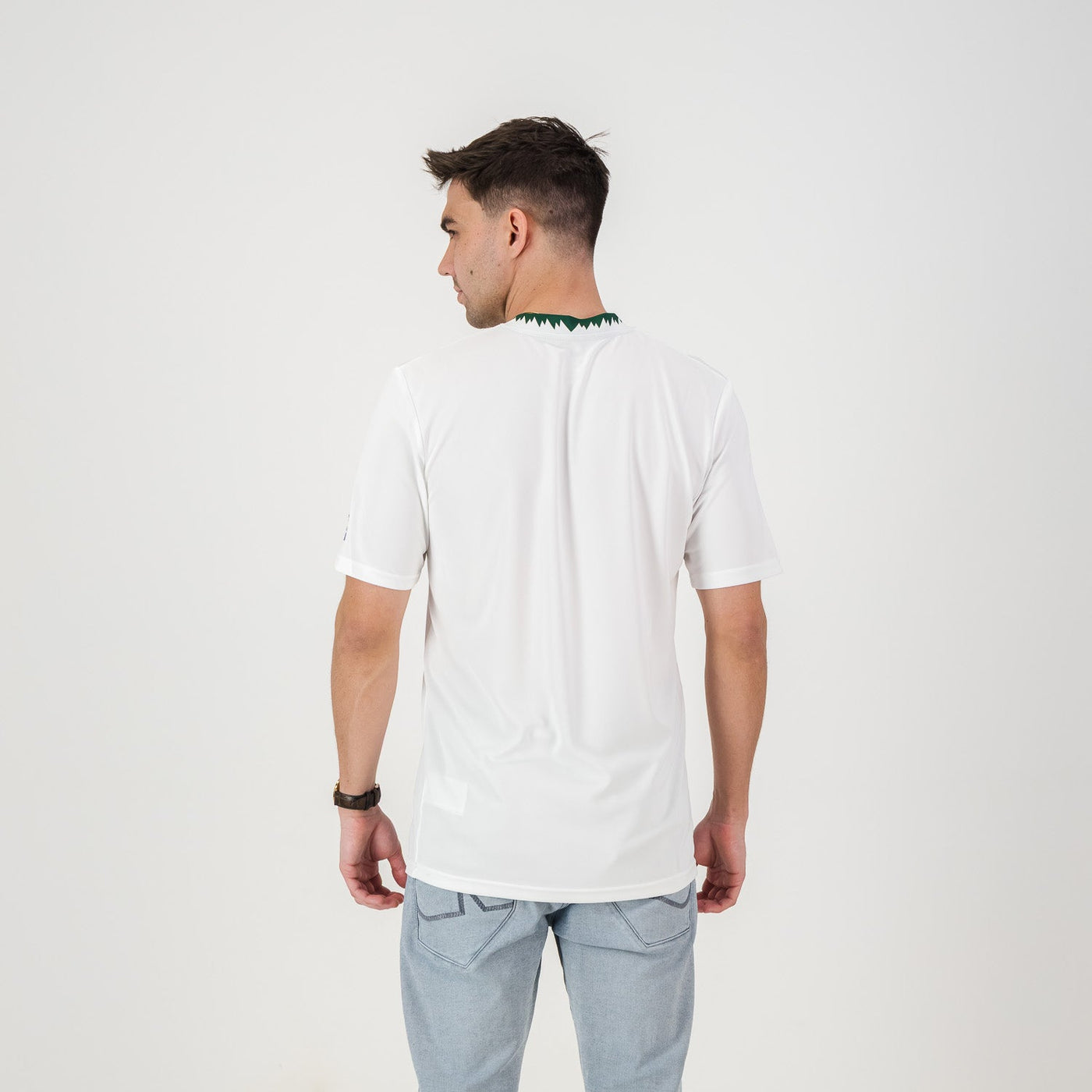 Official Springboks Stadium Away Rugby Jersey - Durable Fan-Ready White Kit
