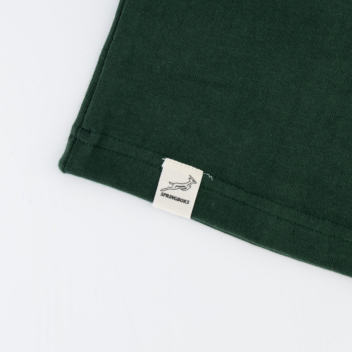 Premium Springboks National Badge Boxy Crew Tee - Ultra-Soft Heavyweight Cotton