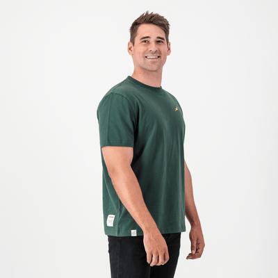 Classic Springboks Regular Crew Tee Premium Heavyweight Cotton OS Green