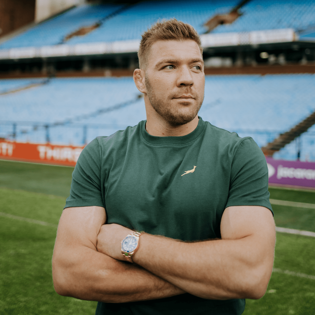 Classic Springboks Regular Crew Tee Premium Heavyweight Cotton OS Green