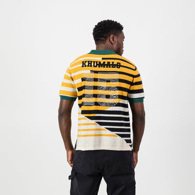 Iconic Doc Khumalo Signature Ivory Knit Jersey - Short Sleeve Football Legend Apparel
