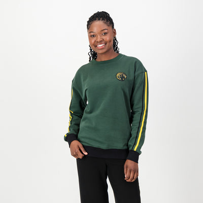 Official Kaizer Chiefs Legends OS Green Heavyweight Cotton Terry Crewneck Sweatshirt