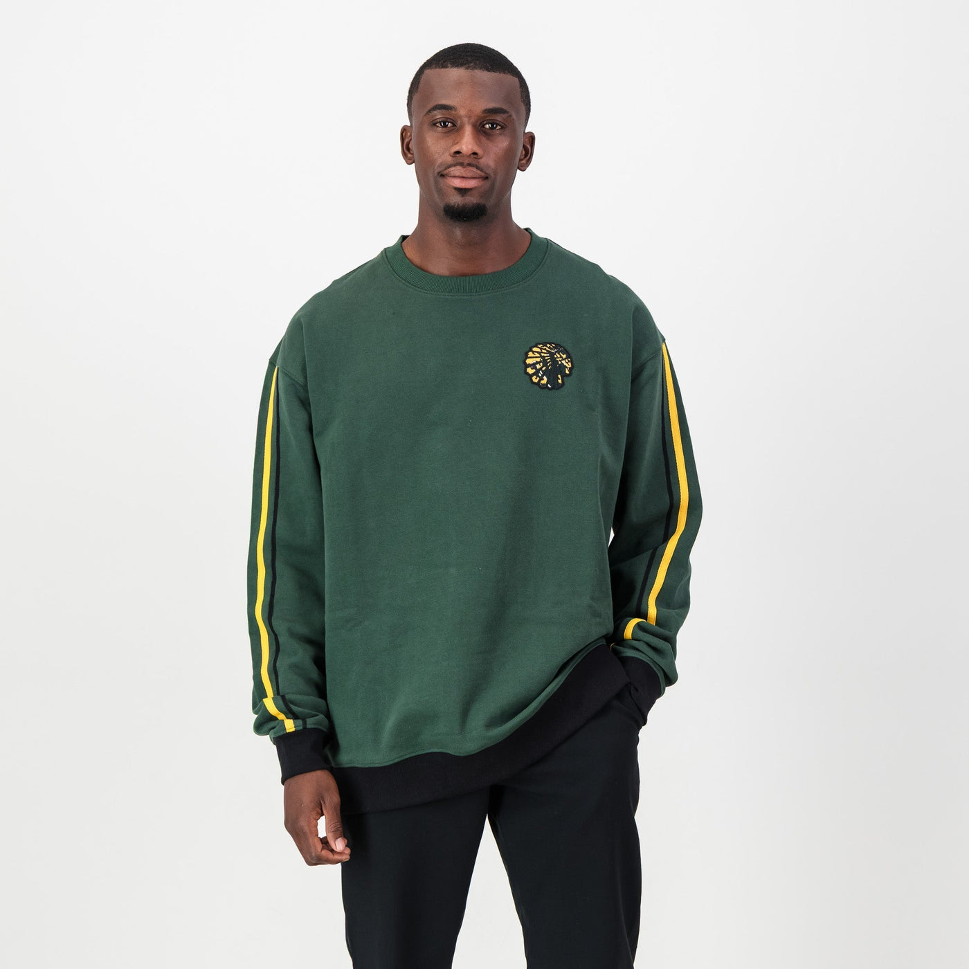 Official Kaizer Chiefs Legends OS Green Heavyweight Cotton Terry Crewneck Sweatshirt