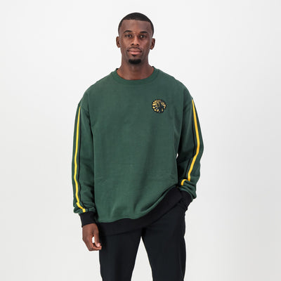 Official Kaizer Chiefs Legends OS Green Heavyweight Cotton Terry Crewneck Sweatshirt