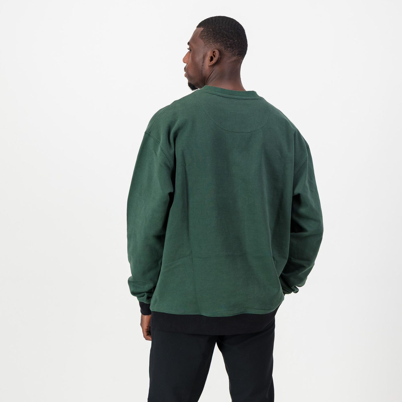 Official Kaizer Chiefs Legends OS Green Heavyweight Cotton Terry Crewneck Sweatshirt