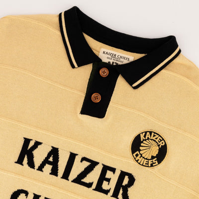 Official Kaizer Chiefs Butter Long Sleeve Knitted Jersey - 100% Cotton Comfort