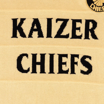 Official Kaizer Chiefs Butter Long Sleeve Knitted Jersey - 100% Cotton Comfort