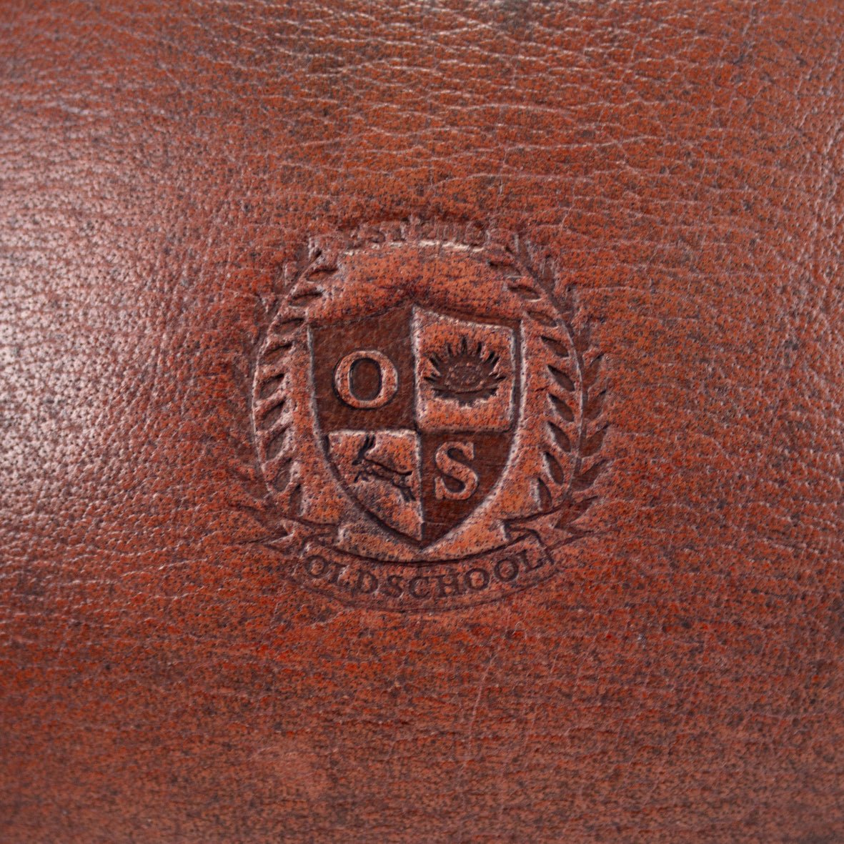 Premium Customized Leather Rugby Ball: Old School Shield Embossed Collector's Item