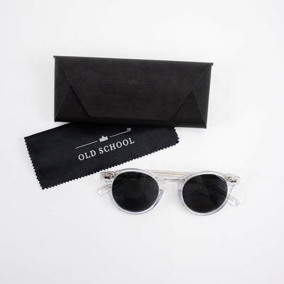 Retro Round Acetate Sunglasses - Unisex Polarized UV Protection Eyewear