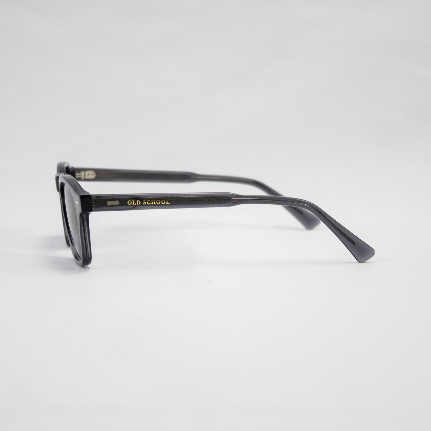 Classic Square Charcoal Sunglasses with Polarized Lenses, Unisex UV Protection