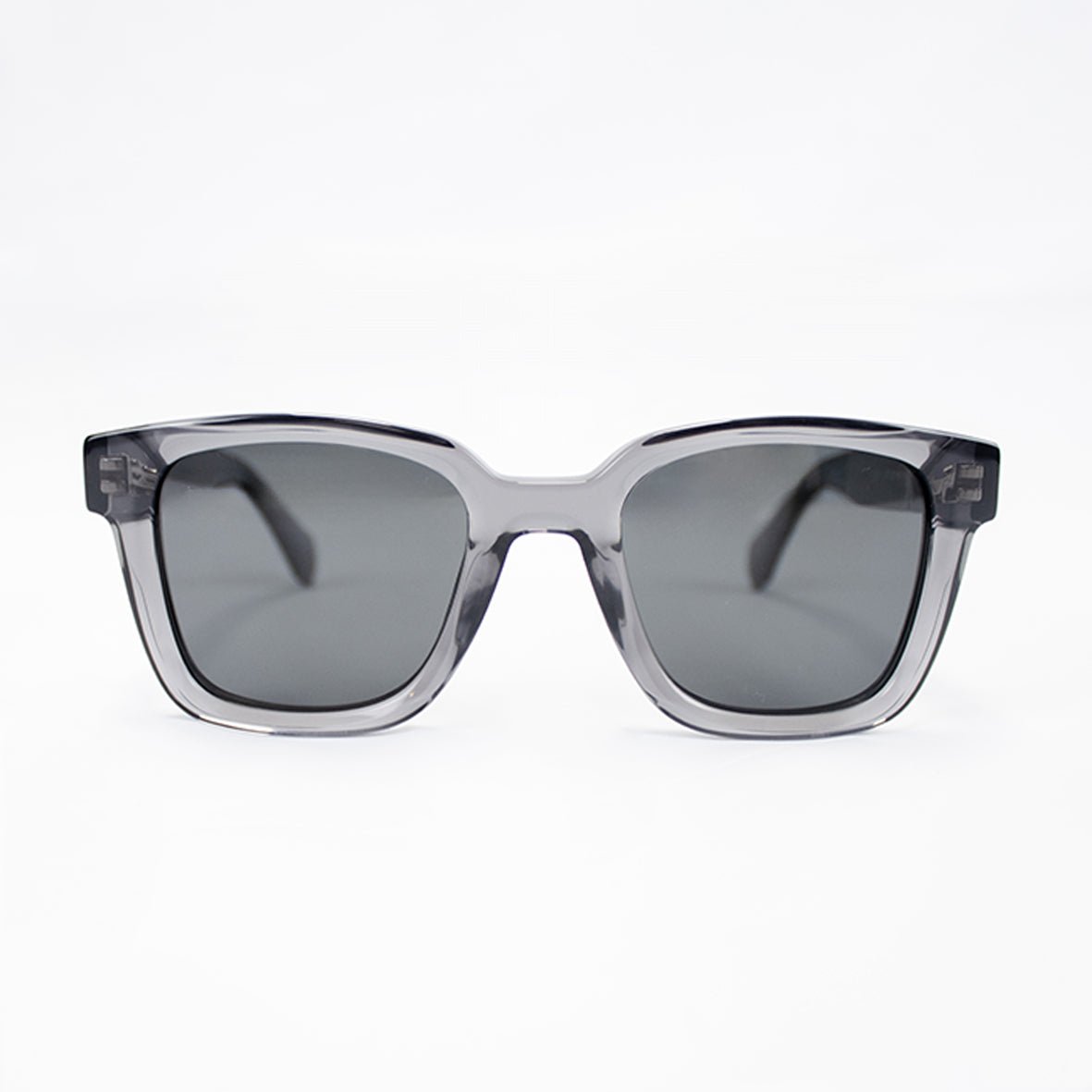 Old School Rectangle Sunglasses: Polarized Grey Lenses, Durable Acetate Frames