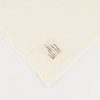 Old School Word OS Long Sleeve Rugby Jersey - Ivory Heavyweight Cotton Classic