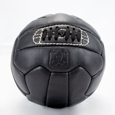 Orlando Pirates Elite Genuine Leather Soccer Ball, Black, Durable Fan Collectible