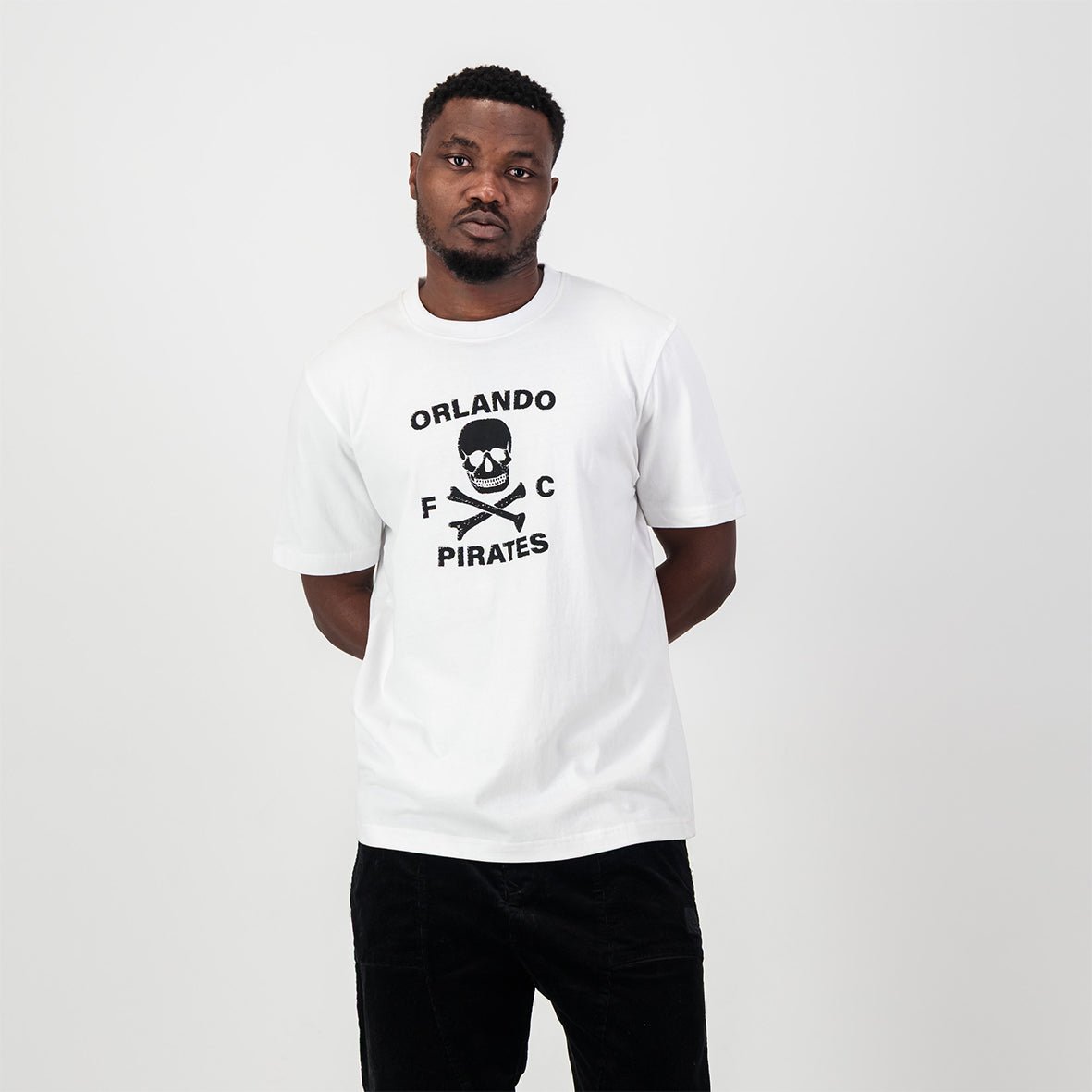 Official Orlando Pirates Graphic Crew Neck Tee: Soft Sueded Cotton