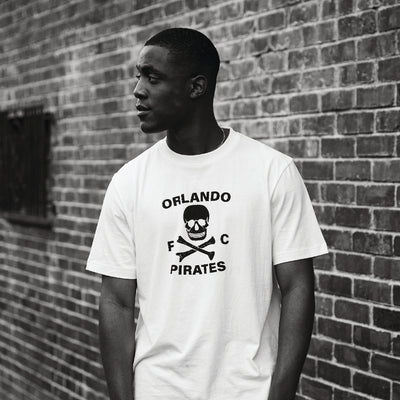 Official Orlando Pirates Graphic Crew Neck Tee: Soft Sueded Cotton
