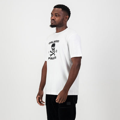 Official Orlando Pirates Graphic Crew Neck Tee: Soft Sueded Cotton
