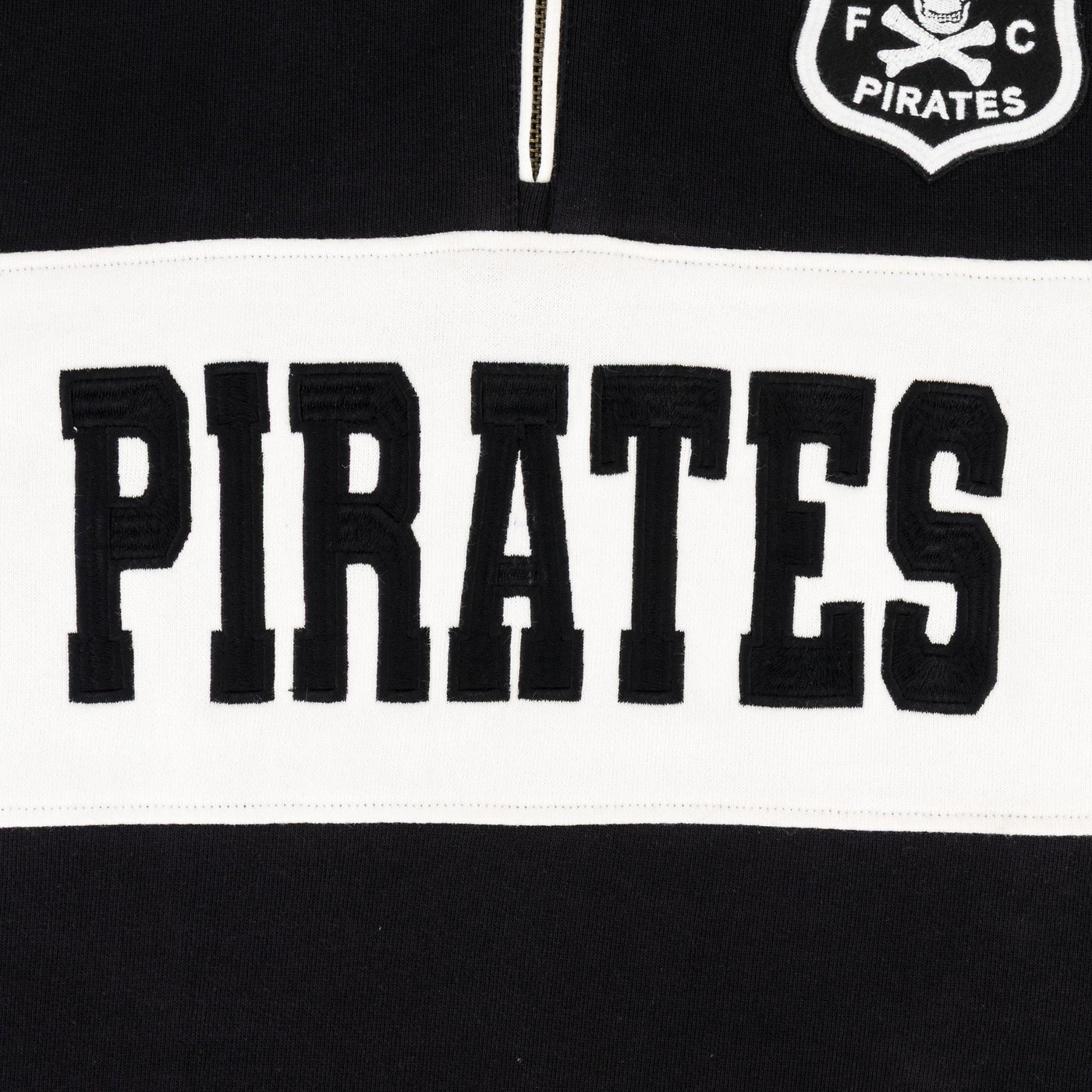 Orlando Pirates Official Black Quarter Zip Sweatshirt – Ultimate Fan Comfort & Style