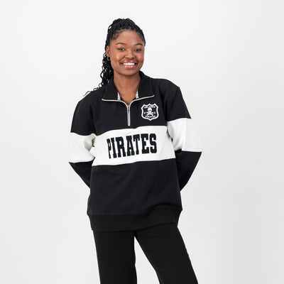 Orlando Pirates Official Black Quarter Zip Sweatshirt – Ultimate Fan Comfort & Style
