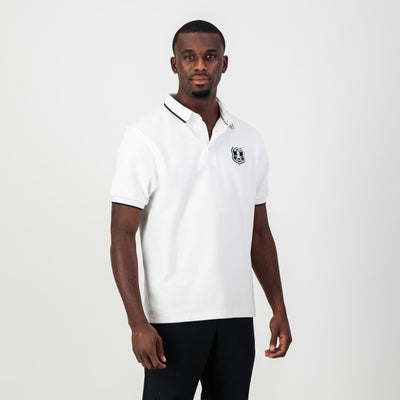 Orlando Pirates White Tipped Polo Shirt - Classic Cotton Fanwear