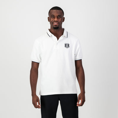 Orlando Pirates White Tipped Polo Shirt - Classic Cotton Fanwear