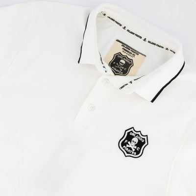 Orlando Pirates White Tipped Polo Shirt - Classic Cotton Fanwear