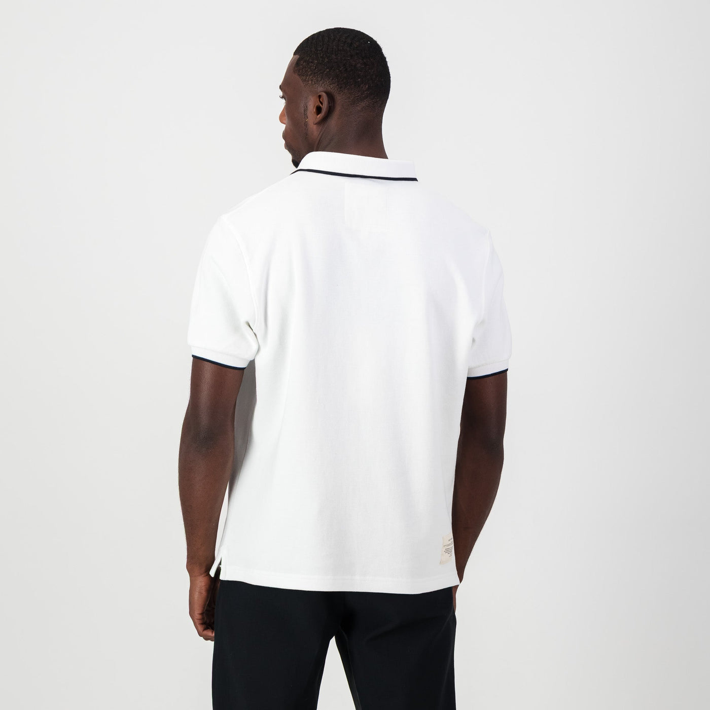 Orlando Pirates White Tipped Polo Shirt - Classic Cotton Fanwear