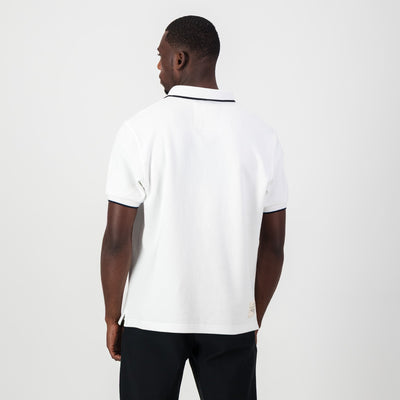Orlando Pirates White Tipped Polo Shirt - Classic Cotton Fanwear