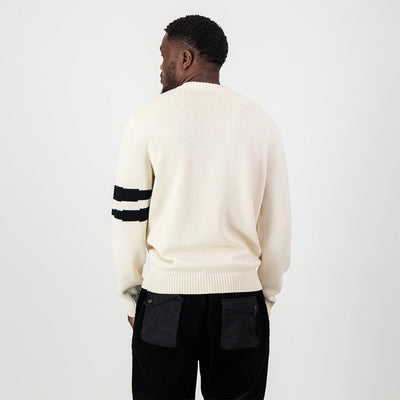 Orlando Pirates Xbone Crew Knit Long Sleeve Jersey – Ivory Skull & Bones