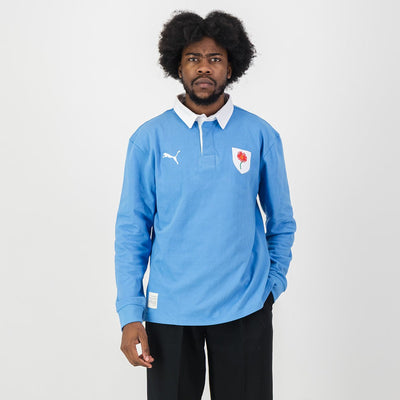 Limited Edition Bulls Daisy Palace Blue Long Sleeve Rugby Jersey