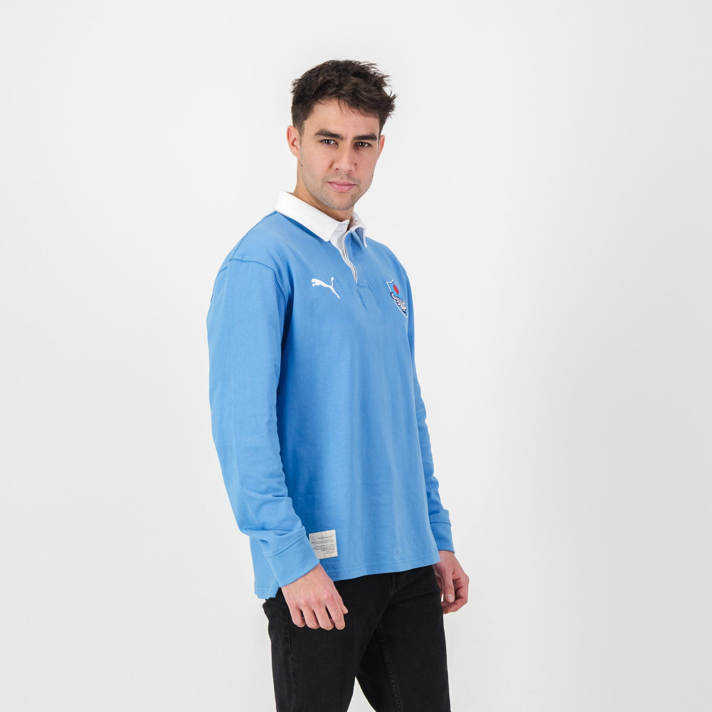 Provincial Bulls Palace Blue Long Sleeve Rugby Jersey: Classic Heritage Fan Apparel
