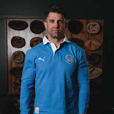 Provincial Bulls Palace Blue Long Sleeve Rugby Jersey: Classic Heritage Fan Apparel