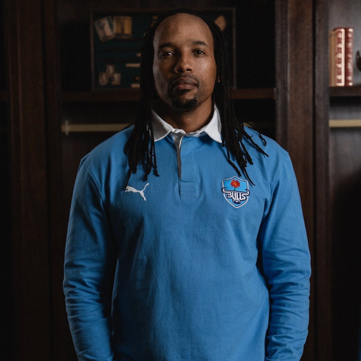 Provincial Bulls Palace Blue Long Sleeve Rugby Jersey: Classic Heritage Fan Apparel