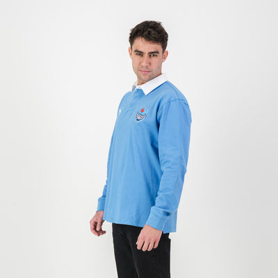 Provincial Bulls Palace Blue Long Sleeve Rugby Jersey: Classic Heritage Fan Apparel