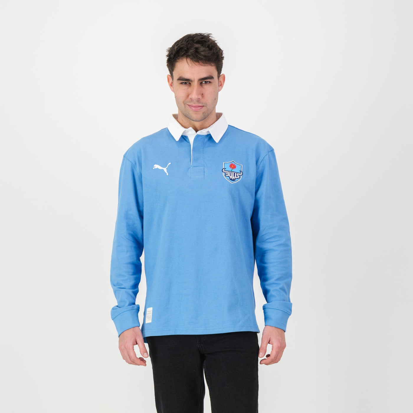 Provincial Bulls Palace Blue Long Sleeve Rugby Jersey: Classic Heritage Fan Apparel