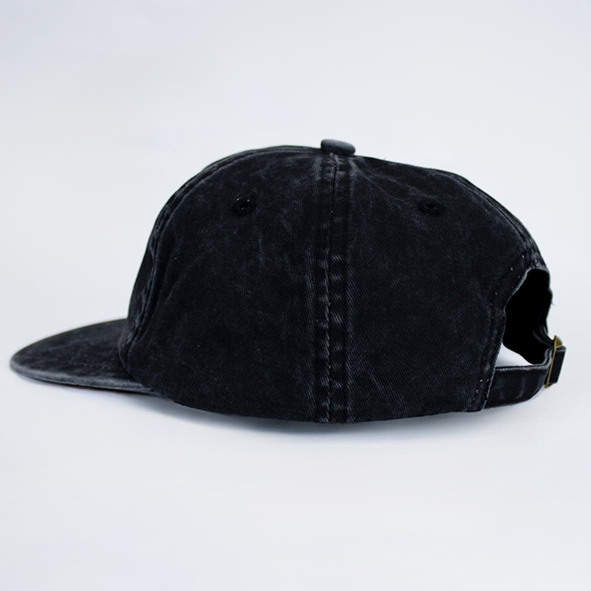 Provincial Sharks Black Washed Rugby Cap - Distressed Cotton Twill Hat