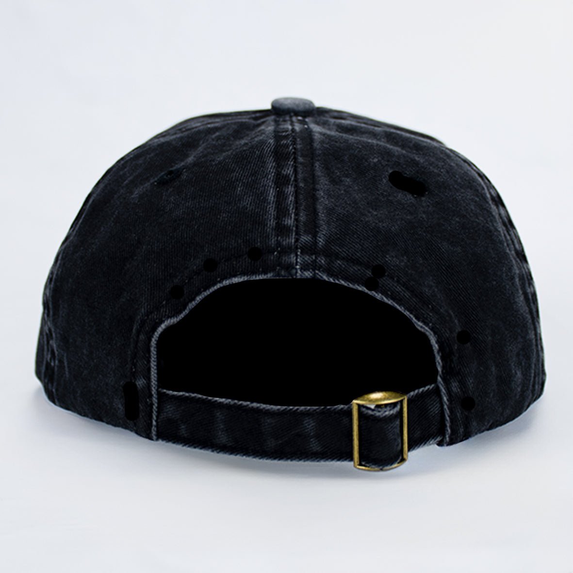 Provincial Sharks Black Washed Rugby Cap - Distressed Cotton Twill Hat
