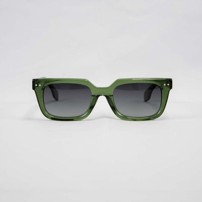Timeless Unisex Rectangle Sunglasses with Polarized Lenses - Durable Acetate Frame