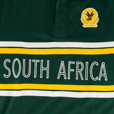 SA Supporters Mid Field Long Sleeve Rugby Jersey - Old School Green