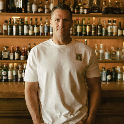 Premium White SA Supporters Stamp Crew Tee - Ultra-Soft Cotton Jersey