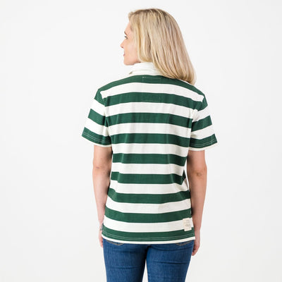 Official SA Supporters Cloud Dancer Stripe Short Sleeve Rugby Jersey
