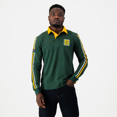 Official South Africa Rugby Long Sleeve Supporters Jersey - Heavyweight Cotton